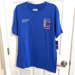 Chicago Cubs Fanatics Blue Short Sleeve Tee with “C” Logo